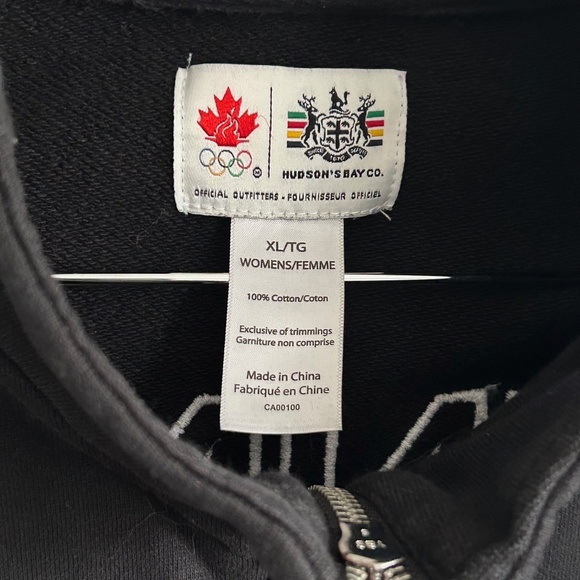 Vintage Hudson's Bay Team Canada Olympic Zip up jacket Size XL - Picture 2 of 10